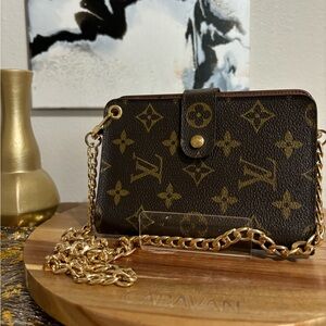 ✨ Louis Vuitton Monogram Port Papier Large Zipper Wallet